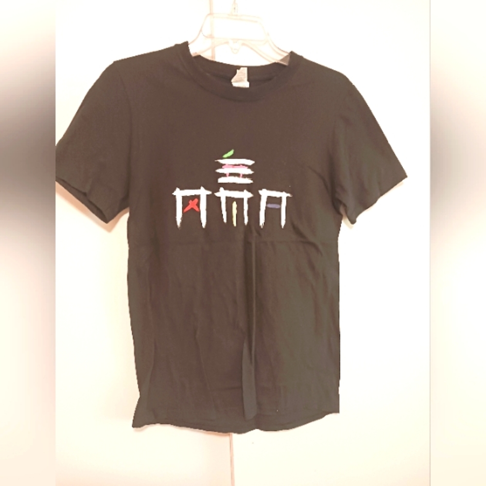 Erasure "World Be Live" Black Tshirt. Size Small.